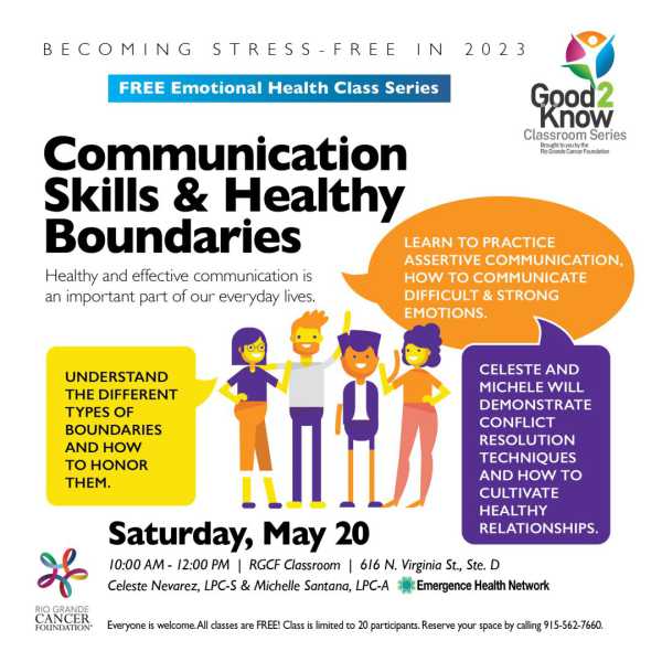 Communication Skills & Healthy Boundaries