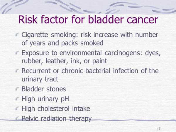 Can bladder cancer be prevented?