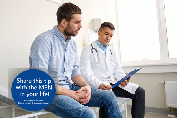 Men’s Health tip No.1: Visit Your Primary Care Provider